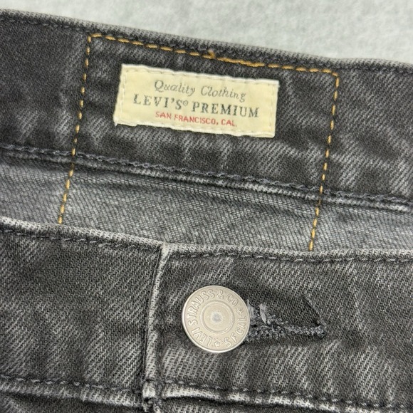 Levis 511 Jeans Mens 30x32 Premium Denim Black Slim Straight Ranch Rodeo Cowboy - Picture 2 of 11